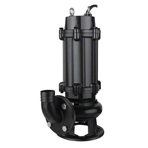 
People's WQ sewage pump 380V three-phase Shanghai non-blocking 7.5KW1.5KW2.2KW4KW3 submersible sewage pump National standard flange 65WQ15911 standard
