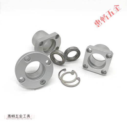 XMSJ轴承座组件带扣环双轴承座BGRBB圆法兰衬套型双轴承座BFP型支撑座 圆法兰内孔6626ZZL25