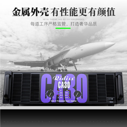 Ridiss 专业功放机CA系列双通道大功率专业音频舞台音响演出工程家用KTV纯后级功放 CA4  450W*2