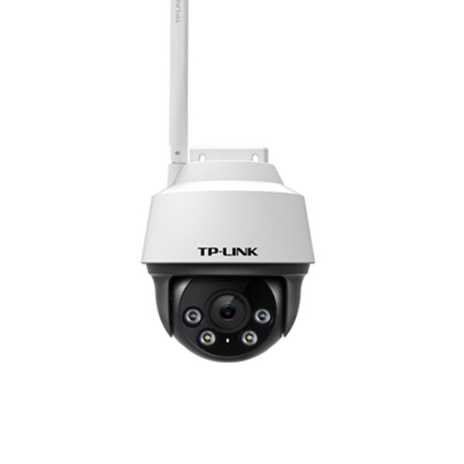 TP-Link Surveillance Camera Utilisation de la maison, Polo Polo imperméable extérieure sans fil, vision à distance à distance, vision nocturne infrarouge à 360 degrés à 360 degrés Moniteur de version cardan rotative [LenS unique | Écran unique] 4 millions de versions standard, pas de mémoire [mise à niveau gratuite vers la carte 32 Go]
