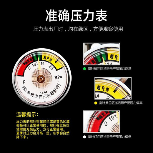 Jiangjing portable water-based fire extinguisher 2 liters vehicle-mounted household and commercial fire extinguisher MPZ/2 fire-fighting equipment