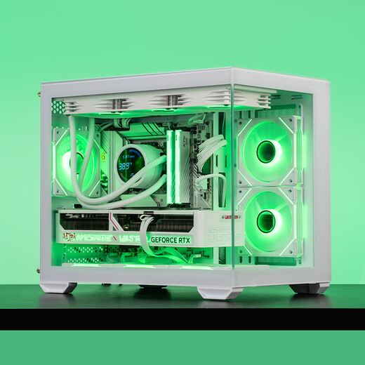 Colorful amd Ruilong r7 9800x3d/9700x rtx5080/5070ti/5060 white sea view room desktop assembly computer host game e-sports flagship store diy complete machine three R7 9700X+5060T16+1T+32G
