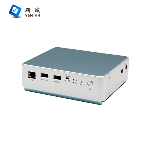 YENTEK双网口NUC迷你主机J6426小型工控机云桌面终端瘦客户机无风扇赛扬N6211工控电脑双HDMI小主机 N1250Z-H2 J6426/2.0GHz四核 8G/DDR4+128G/M.2+