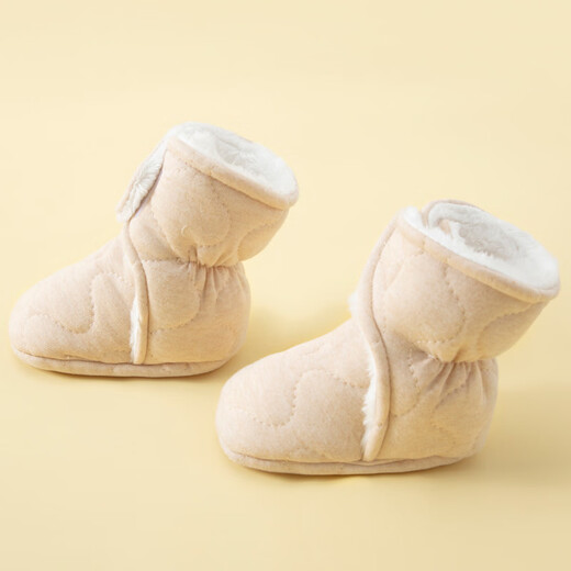 Rashalia baby shoes, autumn and winter baby shoes, winter velvet shoes, socks, pre-step shoes, newborn 0-6-12 months soft-soled cotton shoes for going out