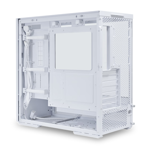 LIANLI联力鬼斧207机箱白色 ATX主板位/玻璃侧透/支持360水冷位/预置4把风扇/多面网孔面板