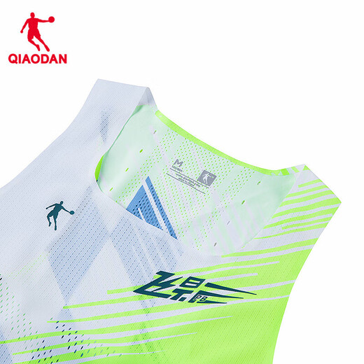 Jordan Feiying Marathon Vest for Men and Women Summer New Sports Breathable Quick-Drying Sleeveless Running T-Shirt Feiying Green/Abyss Green Print丨Men's S