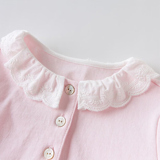 DAVE&BELLA children's T-shirt girls short-sleeved summer dress fashionable baby cotton girl top