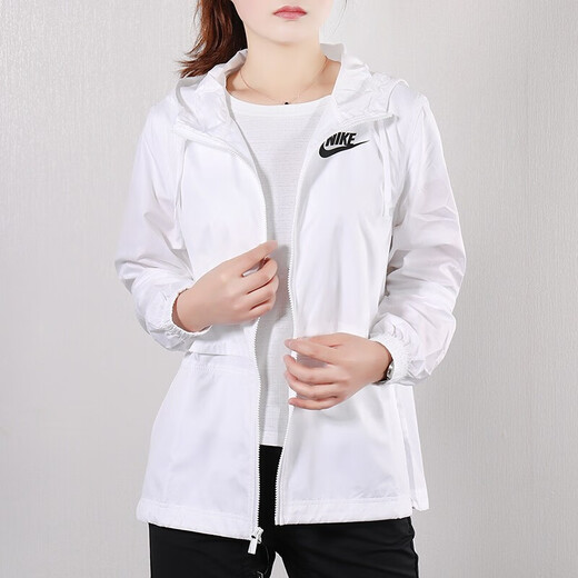 Nike (Nike) Frauen Sommer Neue Sportbekleidung Leichtes Sonnenschutz Hautmantel Lauftraining Casual Fashion Jacke CZ8801-695/Pink Schnell Trocken S