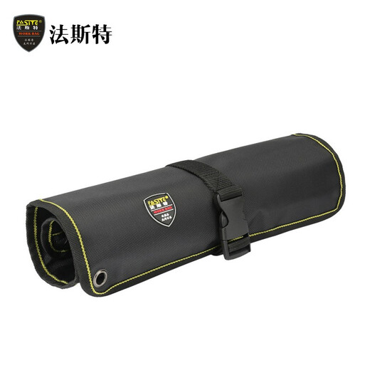 FASITE Tool Roll Tool Bag Folding Tool Bag Small Storage Bag Black