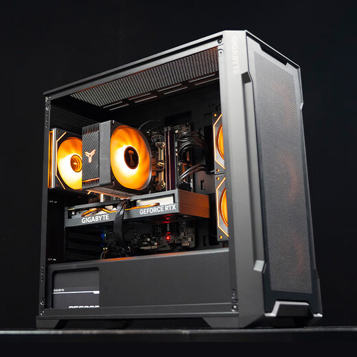 Gigabyte Core I5 ​​12400F/RTX5060TI/3060/RX6500xt Desktop Home Office Network Game E-Sport Live Broadcast LOL Black Mythos Wukong Computer Host Complete Maschine i5 12400f 丨 Optional unabhängige Grafikkarte