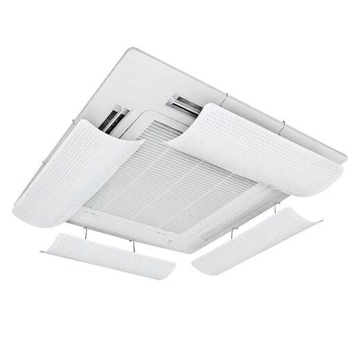 Shenjia equipped with central air-conditioning windshield, ceiling-mounted machine anti-direct blowing office air-conditioning baffle air outlet wind guide windshield bedroom children's room confinement air-conditioning air-conditioning outlet baffle ceiling-mounted central air-conditioning baffle 1 piece (58*23cm)