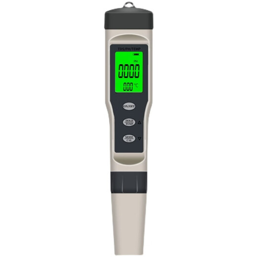 
XMSJ custom five-in-one multifunctional water quality detection pen PH pen acidity meter TDS conductivity tester Temperature salinity EC/PH/temperature backlight 9902