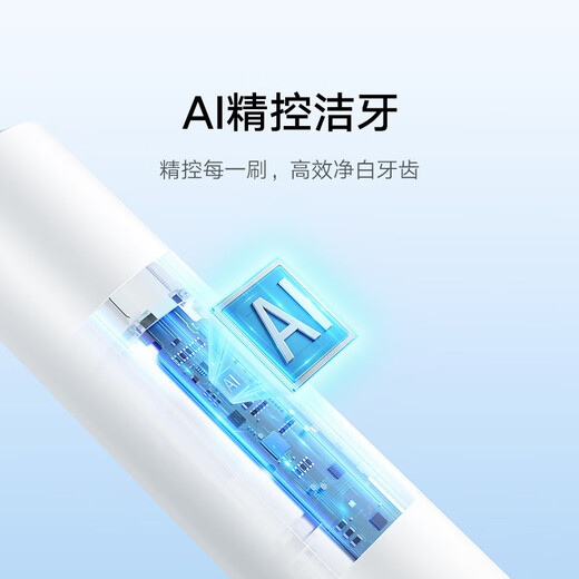 Mijia Xiaomi Sonic Electric Toothbrush T501 Intelligent and Efficient Whitening Toothbrush AI High Frequency Intelligent Cleaning and Whitening Gum Protection Safe and Waterproof Couple Model Gift Holiday Gift Dark Gray