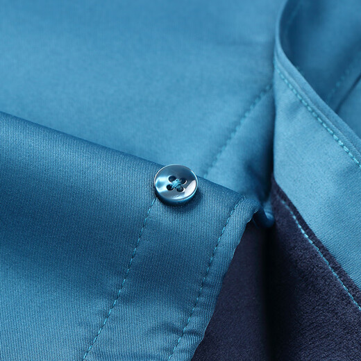 立蒙加绒加厚保暖衬衫男士商务休闲保暖衬衣秋冬中年打底衫白色41