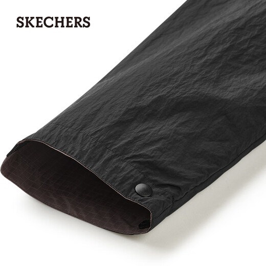 Skechers Unisex Comfortable Reversible Windproof Hood P324U010 Carbon Black/0018 L