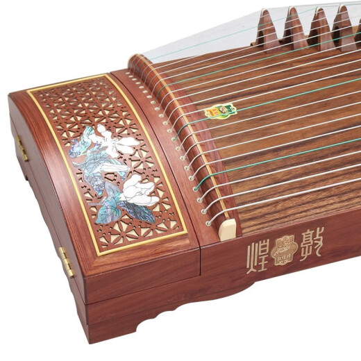 
Dunhuang Brand Dunhuang 694L Mahogany Series Shell Carving Professional Performance Beginner Guzheng Qin Shanghai National Musical Instrument Factory 1 20694ML Qingfang Siyi (full set of accessories)