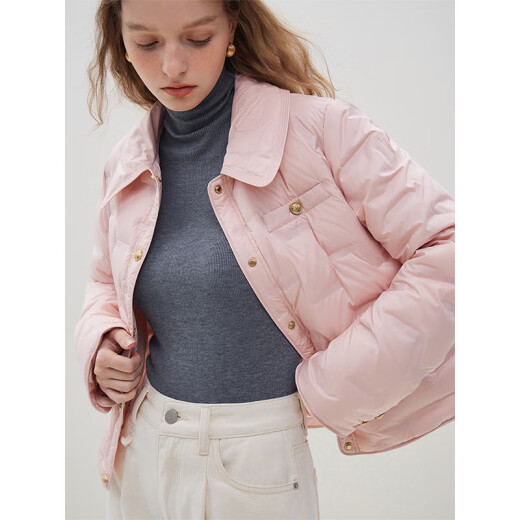 Fan Silan 23FS14122 Pequeño estilo de camisa fragante Estilo delgado y recto de moda
