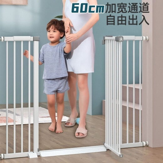 Qihuang baby safety gate stair entrance guardrail baby home isolation door pet fence fence pole no punching applicable width 69-76cm height 78cm