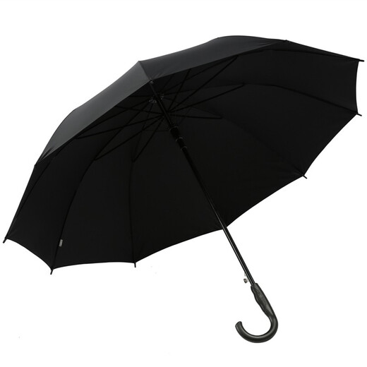 Paradise increased sun protection umbrella straight pole ten bone reinforcement vinyl 193E upgraded version black