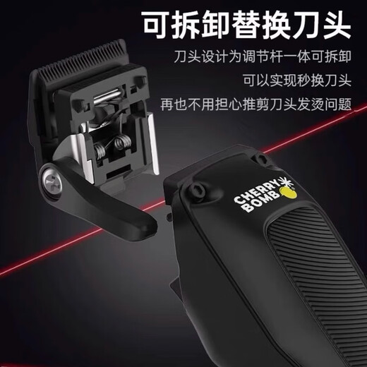 Cherry Bombcb Cherry Deteach Huile Head Electric Puss Pussor Head amovible Professional Electric DT Hair Clipper Graving Fader Hair Salon DT / 686 JOINT MODEAL Recommandation principale