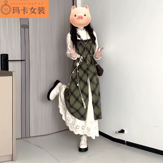 Zhidoudou automne et robe d'hiver pour femmes hivernales de style coréen Nouveau style coréen robe de style femme
