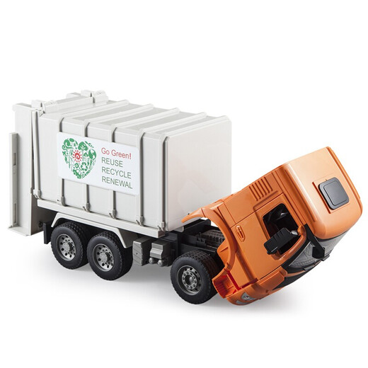 Große Fernbedienungskontrollmüll sortieren umweltfreundliche Transportfahrzeughandbuch Handbuch Ingenieur Lkw LKW -LKW -LKW -Model Kinderspielzeugfahrzeug Fernbedienung umweltfreundlicher Sanitärmüllwagen offizielle Standardkonfiguration