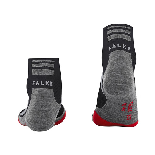 
FALKE German Eagle Imported BC5 Sports Riding Universal Men and Women Breathable Moisture Wounding Medium Socks 16864/16887 3010- Black - 1 pair One Size 37-38
