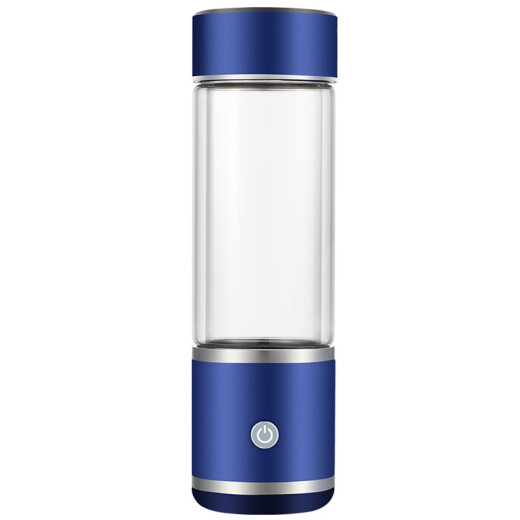 Jingyanxuan Hydrogen-rich Water Cup Hydrogen and Oxygen Separation Hydrogen Small Molecule Water Health Portable Mineral Water Bottle Hydrogen Generator [Exquisite Gift Box] Sapphire Blue