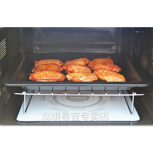 Microwave oven light wave oven baking pan 23L 25L liter grill pan oil dripping pan food tray 23L enamel baking pan