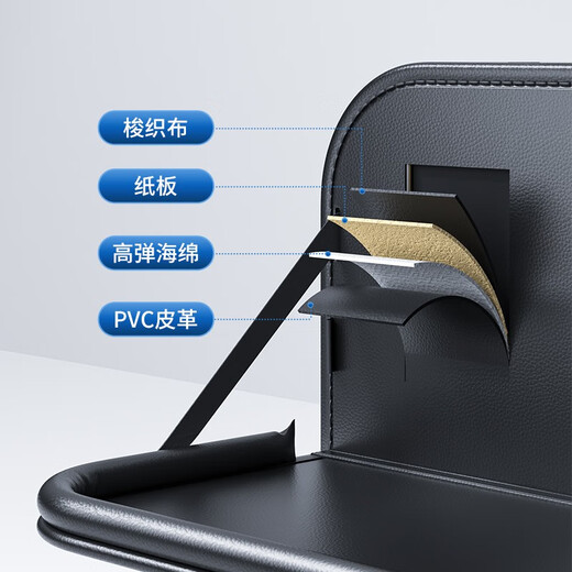 Suitable for Audi car seat back storage bag car back seat back storage rear multi-function seat back storage bag - black one A6LPHA6A7A7LA8