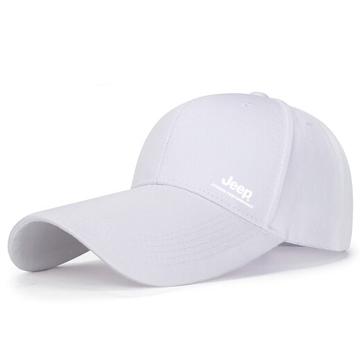 JEEP extended baseball cap brim hat men's peaked cap outdoor sun protection sun hat fishing leisure black