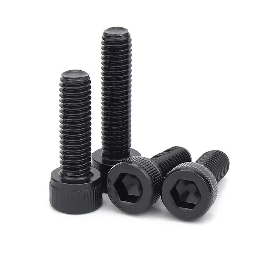 Gold super black 304 stainless steel hexagon socket screw cup head bolt cylindrical head screw extended M2M3M4M5M6M8M12 M8*40 (2 pieces)