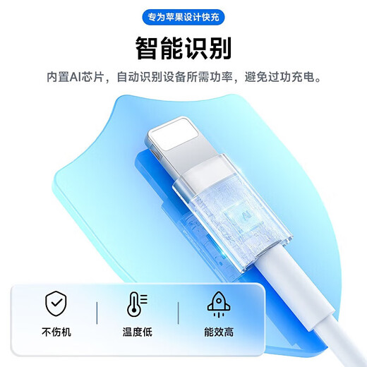 励顿适用于苹果充电线PD30W快充iPhone14promax数据线13/12/11/XS/8plus手机充电器iPad平板闪充套装 （2条）【6-14系列】1.5米快充线
