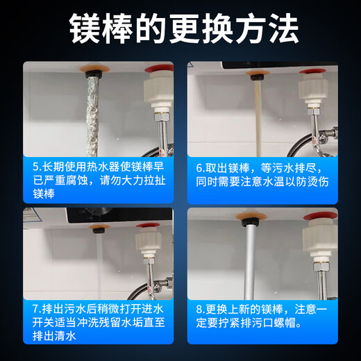 Jingwanhui is suitable for Midea Van and Sakura Macro Aucma Galanz magnesium rods 50-65 liters 20-250MM with 1-inch nut W820