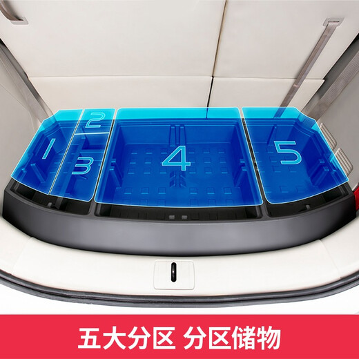 
Shamit Buick GL8 trunk storage box ES Luzun 653T trunk storage and organization ES28T modified accessories ES Luzun 653T/ES 28T [storage box + cover plate
