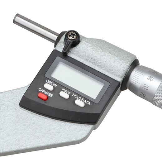 Three-quantity high-precision 0.001 digital display outer diameter micrometer 0-25mm electronic spiral micrometer instrument caliper JDE09 precision type 75-100mm