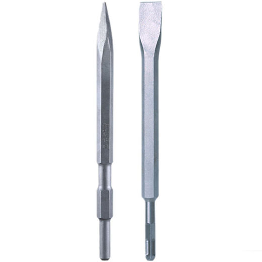 Dongcheng impact drill bit square round handle tip flat chisel pickaxe electric pick shovel slotting drill concrete electric hammer flat shovel square handle tip shovel-14X250