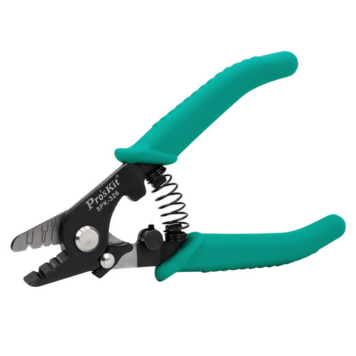 Baogong (Pro sKit) 8PK-326 Многофункциональный инструмент для зачистки оптоволоконного кабеля с 3 отверстиями Клещи Miller (148 мм)