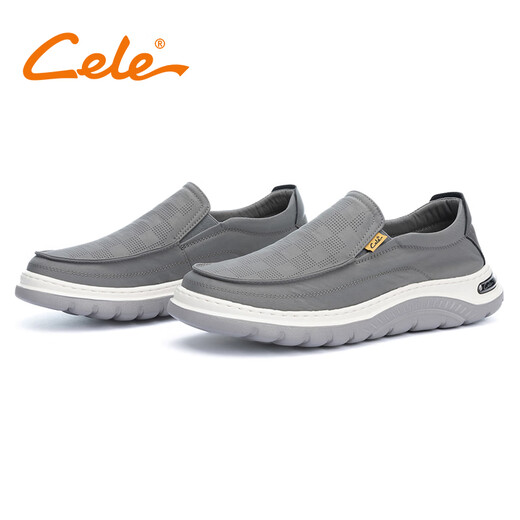 Cele shoes for men 2025 summer new style convenient footwear men's shoes breathable casual shoes men's versatile cloth shoes gray 40