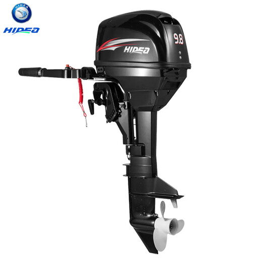 Hai's outboard propeller, assault boat, kayak motor, thickened inflatable boat, fishing boat, external gasoline engine, 2-stroke 5 horsepower, 12L external fuel tank