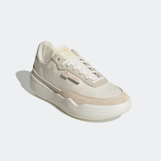 阿迪达斯 （adidas）休闲鞋女鞋 春季新款ins潮时尚三叶草厚底低帮耐磨缓震运动鞋 GX7039米白肉粉 36 (220mm)