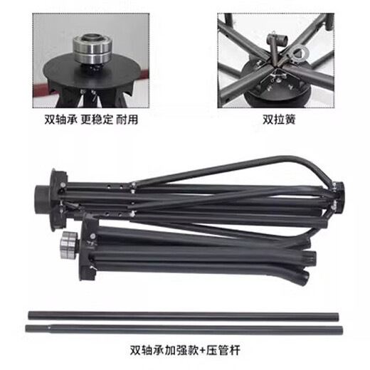 Sailotou floor heating pipe discharger floor heating pipe discharger bracket floor heating floor heating pipe coiler shelf package thickened strong double bearing reinforced version + pressure rod