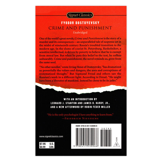 罪与罚 英文版 Crime and Punishment 陀思妥耶夫斯基 经典文学名著 课外阅读 搭卡拉马佐夫兄弟 高老头 战争与和平