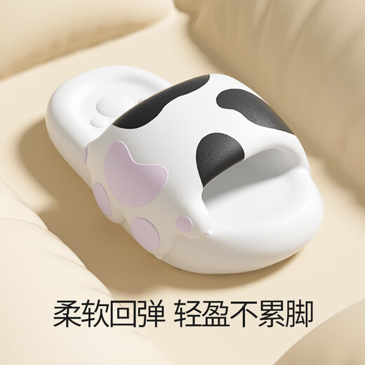 chedoir萌宠猫爪拖鞋女夏季外穿可爱卡通ins家用软底防滑新款情侣凉拖夏 粉色 38-39 【适合37-38码】