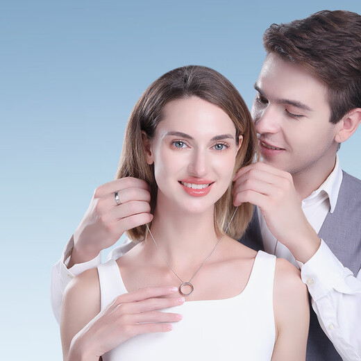 Luxury Beads Pet pt950 platinum ring couple ring plain ring platinum men's proposal for marriage No. 8 2.76g