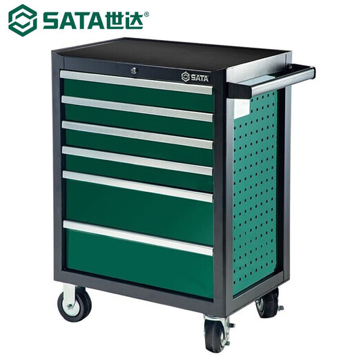 SATA tool storage cabinet workbench 95125 95126 drawer-type auto repair tool cart pre-order 6-drawer tool cart (27 inches) 95126