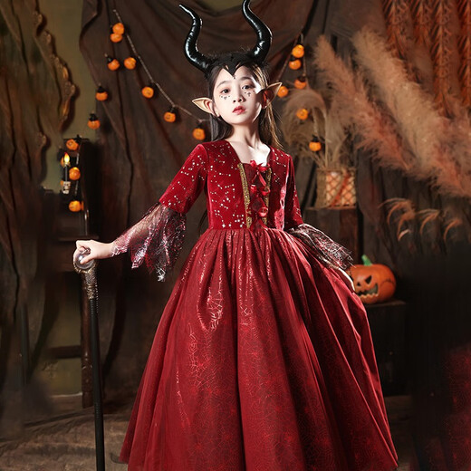 Little Kayi Nong Halloween Disfraz de chicas para niñas