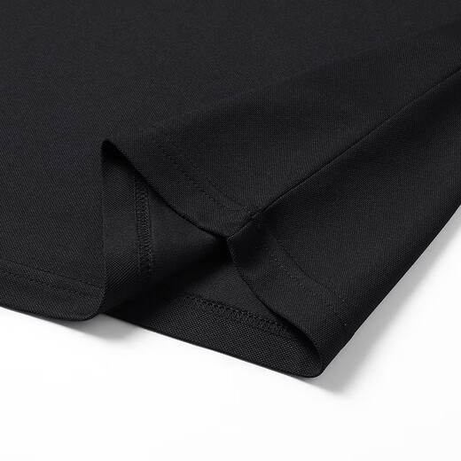 Holzspecker (Tucano) Kurzärärmelte T-Shirt für Männer Solid Color Business Casual Classic Polo Basis Shirt Vielseitige Top Männerkleidung schwarz 2xl