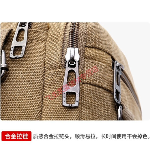 Dilan Tool Bag Messenger Bag Thick Shoulder Crossbody Canvas Bag Hardware Electrician Tool Bag Canvas Heavy Duty Wear-Resistant Repair Black Length 26* Height 22* Thickness 11cm