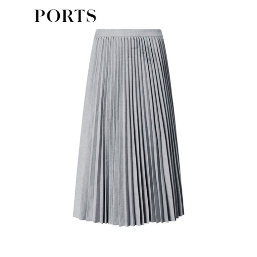 PORTS women's new autumn and winter skirt LL9S008NWF013 gray M (6)